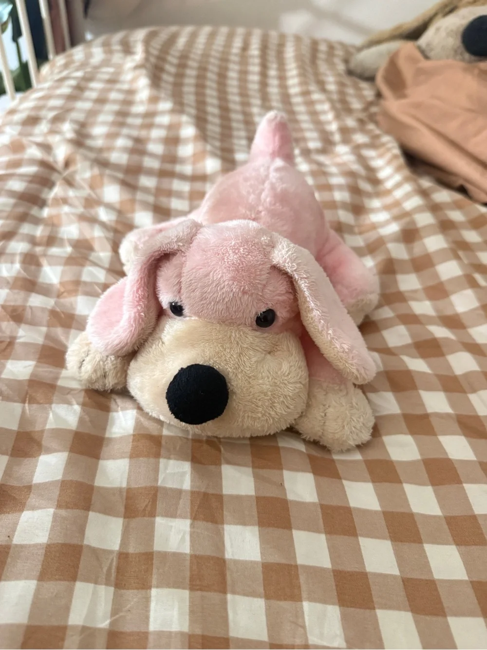 FAO Shwarz Penelope the Pup Pink Dog Plush